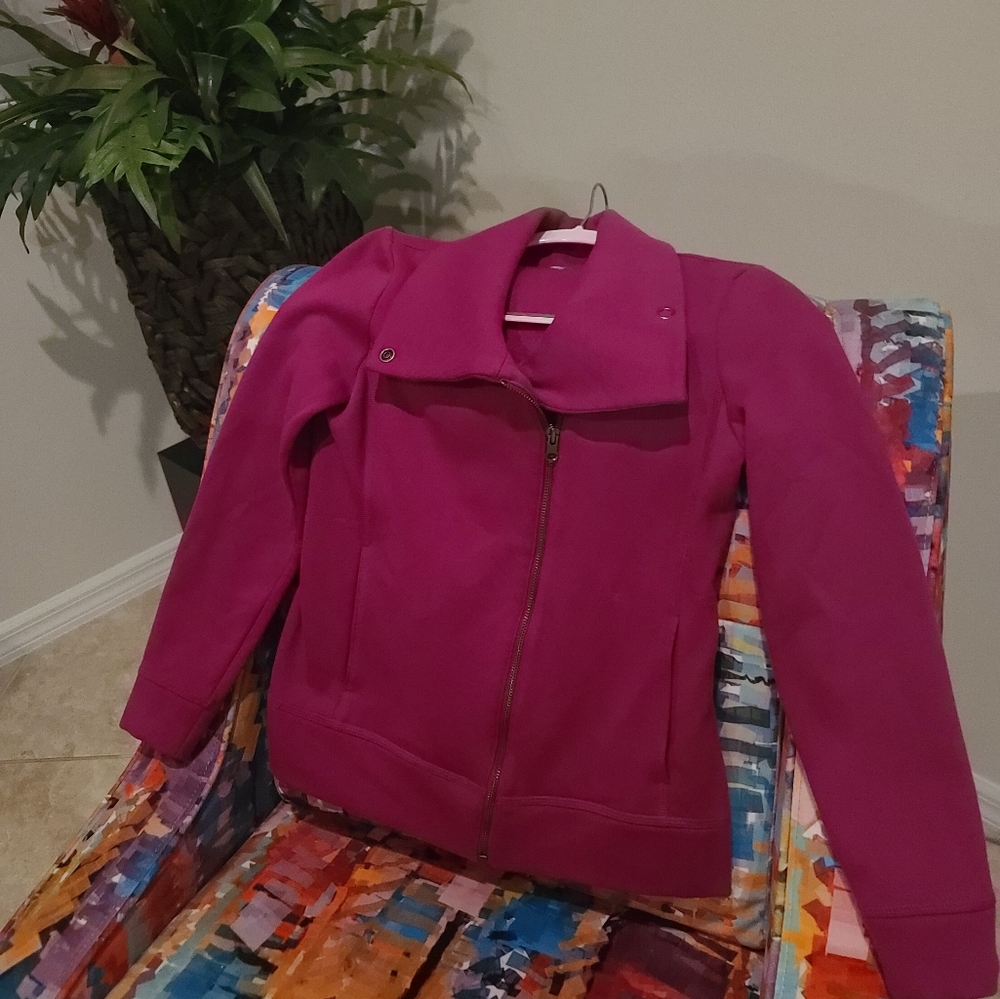 A Talbots fitted jacket, a pop-out color.  The last 2 photos are color accurate.